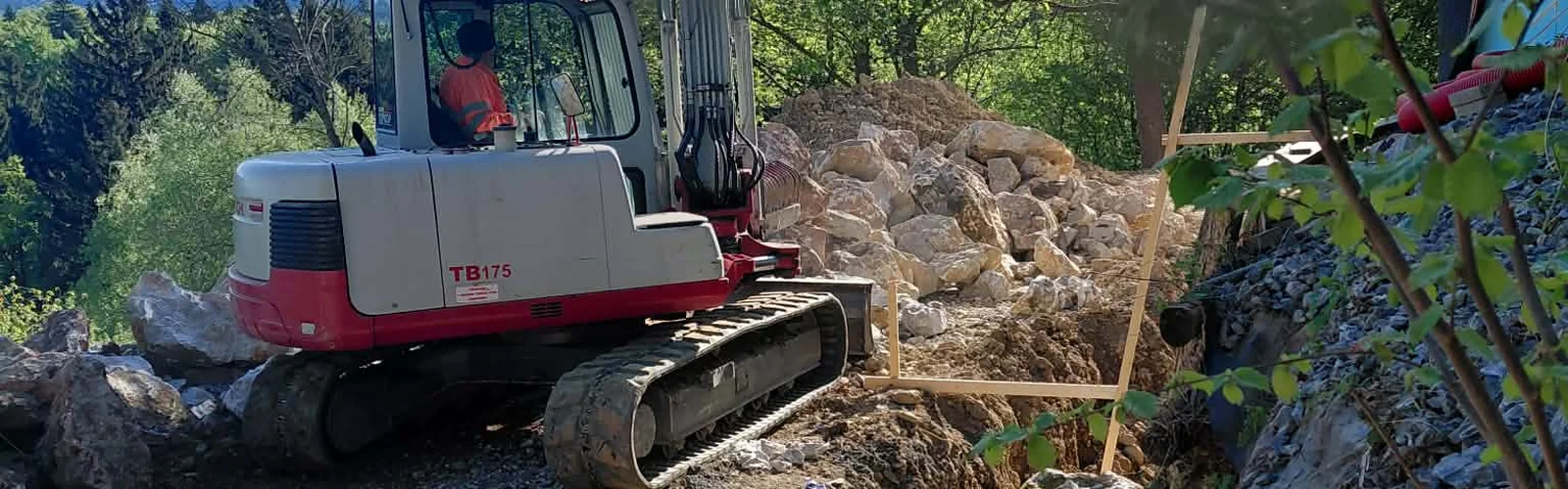 Izkop in priprava terena